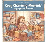 Cozy Charming Moments: Happy Paws Coloring