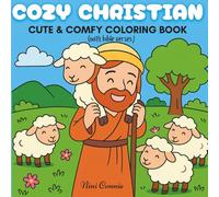 Cozy Christian Coloring Book: Cute and Comfy Christian Devotional Themed Designs for Kids and Adults