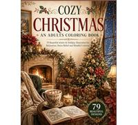 Cozy Christmas: An adults Coloring Book: 79 Beautiful Winter & Holiday illustration for Ralaxation, Stress Relief and Mindful Coloring