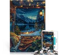 Cozy Christmas Camp by the LakePuzzle for Adults 2000 Pieces Family Entertainment Toys is ideal as gifts for the whole family 70x100cm
