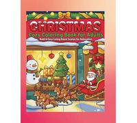 Cozy Christmas Coloring Book for Adults: Bold and Easy Living Room Scenes for Relaxation