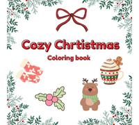 Cozy christmas: cozy coloring pictures to put you in christmas mood!//relax&relief your stress with cute cozy figures themed for christmas//Perfect as gift for adults & kids