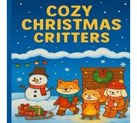 Cozy Christmas Critters: A Winter Wonderland Coloring Book: Cute animals, snowy adventures, and joyful holiday scenes for kids ages 4-8