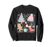 "Cozy Christmas Cuties" - Holiday Icon Design Set Sweatshirt