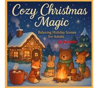 Cozy Christmas Magic: Relaxing Holiday Scenes Coloring Book For Adults - Stress Relief & Mindfulness Art Therapy (Cozy Friends Coloring Book Series)
