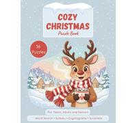 Cozy Christmas Puzzle Book: A Calm Winter Puzzle Collection to Keep You Smiling