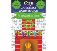 Cozy Christmas Word Search: 75 Christmas Themed Puzzles for Teens, Adults, and Seniors