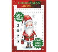 Cozy Christmas Word Search Book: 50+ puzzles| 6×9| Designed for kids, teens, adults, and seniors| perfect for Family holiday activities.