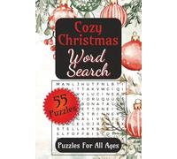 Cozy Christmas Word Search Puzzle Book: Word Searches | Easy To Read Print With Nostalgic, Peaceful, Calm, Dreamy Christmas Words | 6x9 Inches | 110 ... For Vacations, Birthdays, Holidays, Travel