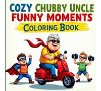 Cozy Chubby Uncle Moments: A Wholesome Coloring Book for Adults and Teens: Relax with Funny and Adorable Chubby Uncle Scenes - From Napping to Gardening, Cooking to Dancing!