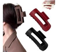 Cozy Clip Claw Clip, Ultra-Soft Flexible Hair Clips for Women, No-Slip Grip Cloud Claw for Thick & Long Hair, Gentle Hold Everyday Wear, Squishy Bendable Silicone Hair Accessory(2Pcs-e)