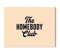 Cozy Club Canvas Print Fun Quotes by Art Remedy, Gallery Wrapped, 20 x 16
