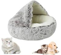 Cozy Cocoon Pet Bed, Winter Pet Plush Bed, Winter Pet Bed,Cozy Cocoon Pet Bed for Dogs, Cozy Pet Bed (Coffce,Long Velvet, 50 * 50cm)
