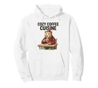 Cozy Coffee Cuisine Bear Humor Rustic Lover Pullover Hoodie