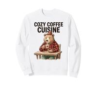 Cozy Coffee Cuisine Bear Humor Rustic Lover Sweatshirt