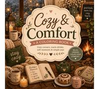 Cozy Coloring Book for Adults and Teens with Cute Scenes for Mindfulness, Relaxation, and Stress Relief: A simple and Easy Relaxing Cozy Vibes ... Warm Drinks, Blankets, Candles & Calm Moments