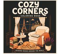 Cozy Corners Coloring Book: Cozy Interiors for Adults: Relaxing Reading Nooks and Cozy Retreat Scenes from Around the World (Cozy Reading Nooks)