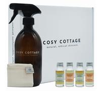 Cozy Cottage Biodegradable Surface Cleaning Spray Complete Starter Kit | Natural Plant Based Spray | Lavender & Lemongrass or Sweet Orange & Bergamot | Christmas Gifting Set for Women