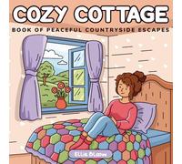 Cozy Cottage: Book of Peaceful Countryside Escapes - A Relaxing Cottagecore Coloring Experience for Adults. Bold, Easy, and Cute Designs for Relaxation and Stress Relief (Fall & Halloween Cozy Bundle)