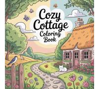 Cozy Cottage Coloring Book: cozy cottage coloring book for adults, relaxing cottagecore coloring book, countryside cabin coloring book, vintage home ... for relaxation, whimsical house coloring book