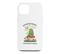 Cozy Cottagecore Coffee Frog Art Case for iPhone 13