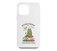 Cozy Cottagecore Coffee Frog Art Case for iPhone 13 Pro Max