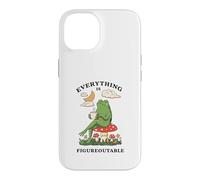 Cozy Cottagecore Coffee Frog Art Case for iPhone 14