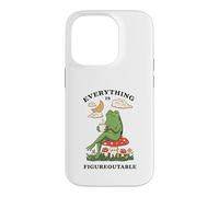 Cozy Cottagecore Coffee Frog Art Case for iPhone 14 Pro
