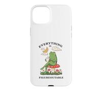 Cozy Cottagecore Coffee Frog Art Case for iPhone 15 Plus