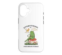Cozy Cottagecore Coffee Frog Art Case for iPhone 16