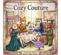 Cozy Couture: A Cozy And Glamorous Fashion Coloring Book for Adults
