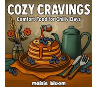 Cozy Cravings: A Bold & Easy Coloring Book Featuring Comfort Foods for Chilly Days