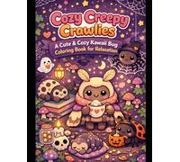 Cozy Creepy Crawlies: A Gentle Kawaii Bug Coloring Book for Relaxation (Sweet & Mischievous Collection)