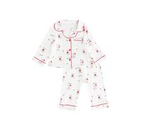 Cozy Crew Club Holly Jolly Bear pyjama set - White 2 yrs-3 yrs-4 yrs-5 yrs-6 yrs-7 yrs-8 yrs