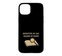 Cozy Crime Club Mystery Reader Bookish Sleuth Gift Case for iPhone 15 Plus