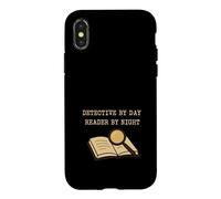 Cozy Crime Club Mystery Reader Bookish Sleuth Gift Case for iPhone X/XS