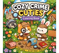 Cozy Crimes Cuties: Coloring Book for Kids and Adults, Teens