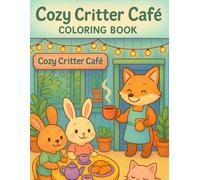 Cozy Critter Café: Cute & Cozy Animal Coloring Book: Adorable Animals in Cozy Everyday Scenes