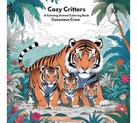 Cozy Critters: A Calming Animal coloring Book