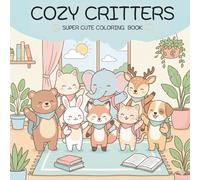 Cozy Critters: A Cute & Comfy Coloring Book For Kids Age 4-8 (Cute Animals)