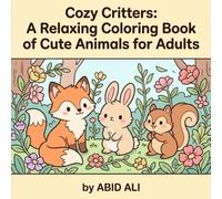 Cozy Critters: A Relaxing Coloring Book of Cute Animals for Adults