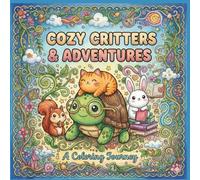 Cozy Critters and Adventures: Coloring Book for Adults and Teens Featuring Adorable Creatures in Cozy fun Moments for Relaxation (Cozy Critters Coloring)