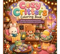 Cozy Critters Coloring Book: Adorable and Relaxing Animal Scenes for Stress Relief, Mindfulness, and Creative Fun