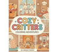 Cozy Critters: Cute animal coloring book for kids