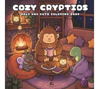 Cozy Cryptids: A Cute and Cozy Coloring Book Filled with Adorable Legendary Creatures (Cozy Critters Coloring Books)