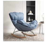 Cozy Cuddle Rocking Chair for Nursery & Living Room Space Saving Lazy Recliner Comfortable Reading Armchair for Adults Perfect Relaxation Chair in Any Color