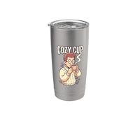 Cozy Cup Morning Routine Hot Coffee Lover Beverage Relaxatio Stainless Steel Insulated Tumbler