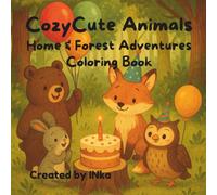 COZY CUT ANIMALS Home&Forest Adventures Coloring Book