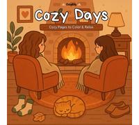 Cozy Days: Adult and Teens Cozy Autumn Coloring Book: Autumn Coloring Book for Adults and Teens - Cute, Cozy and Easy Designs for Relaxation