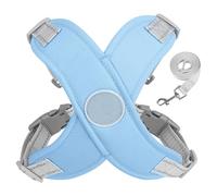 Cozy Dog Harness for Comfortable Walks Breathable Reflective Harness Breakaway Design for Small and Medium | Pet Supplies Must-Have (Blue, S)